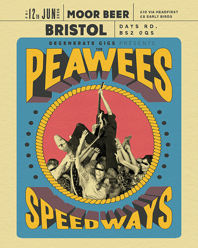 THE PEAWEES  + THE SPEEDWAYS at Moor Beer Co