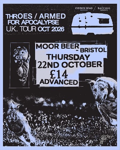Throes & Armed for Apocalypse at Moor Beer Co