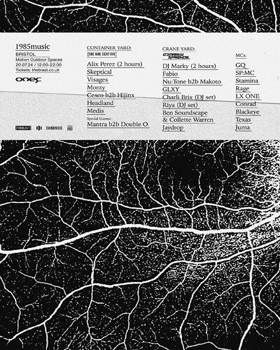1985 Music Day Party Bristol // at Motion