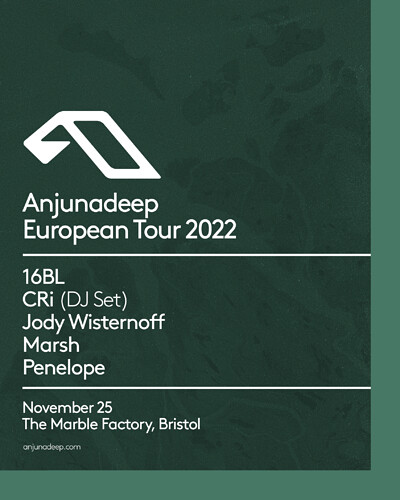 Anjunadeep: European Tour 2022 at Motion