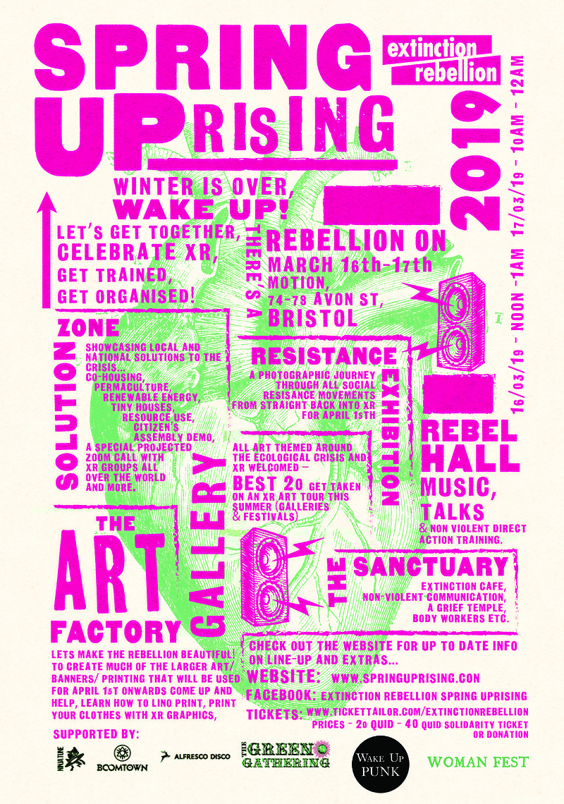 Extinction Rebellion Spring Uprising at Motion