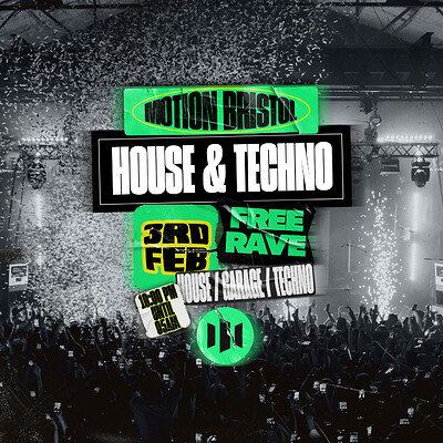 House & Techno Rave at Motion