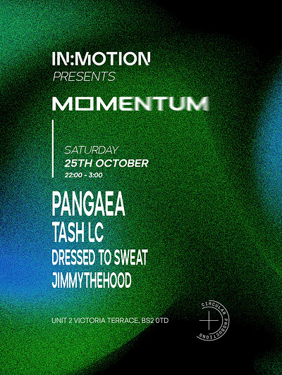 In:Motion presents: MOMENTUM | Pangaea + More at Motion