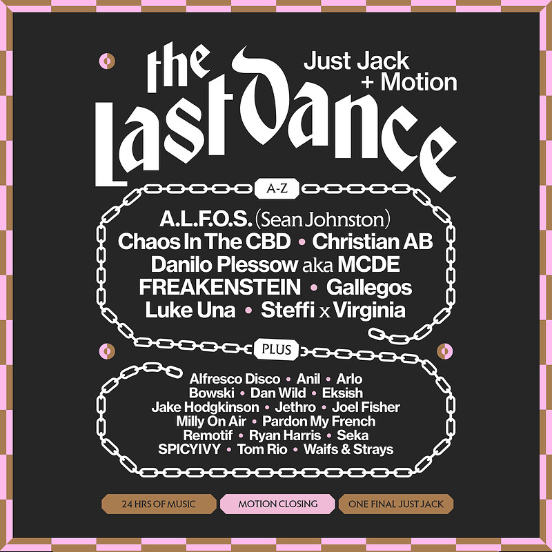 Just Jack x Motion: The Last Dance at Motion
