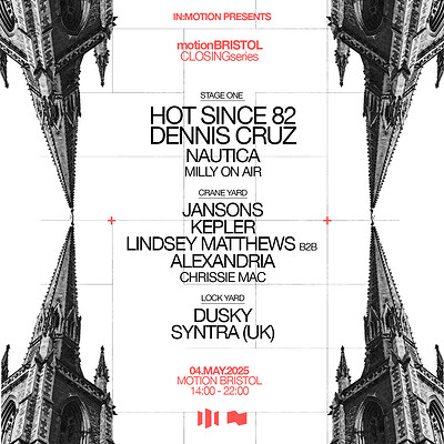 Motion Closing Series: Hot Since 82, Dennis Cruz at Motion