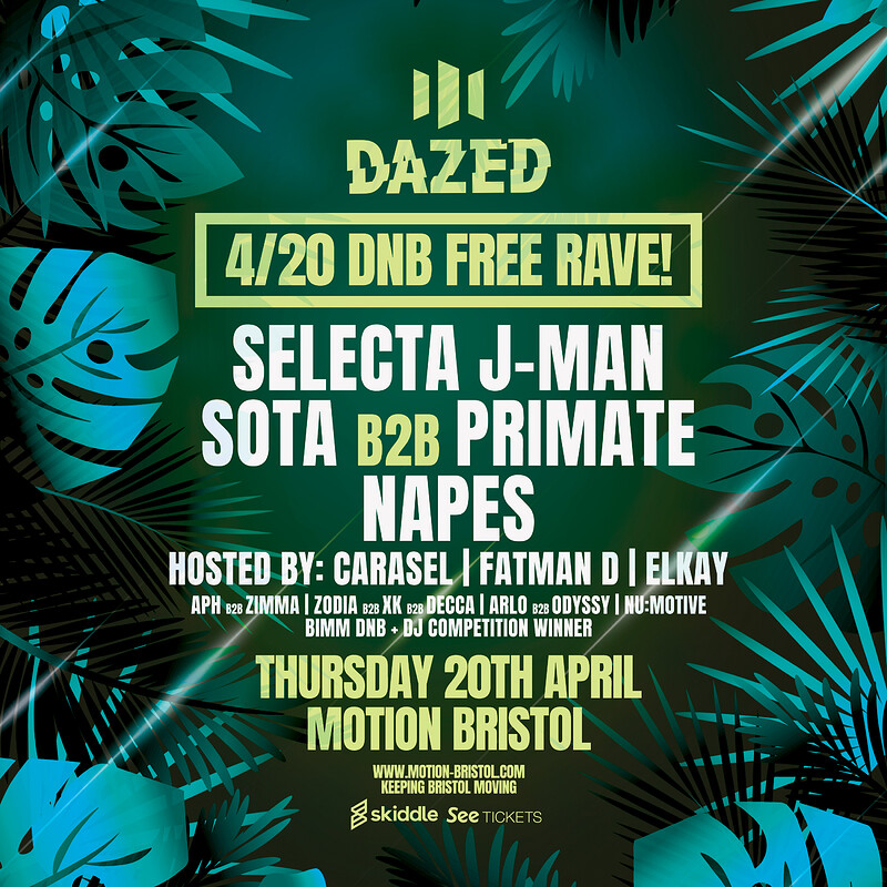 Motion x Dazed: 420 DnB Rave at Motion