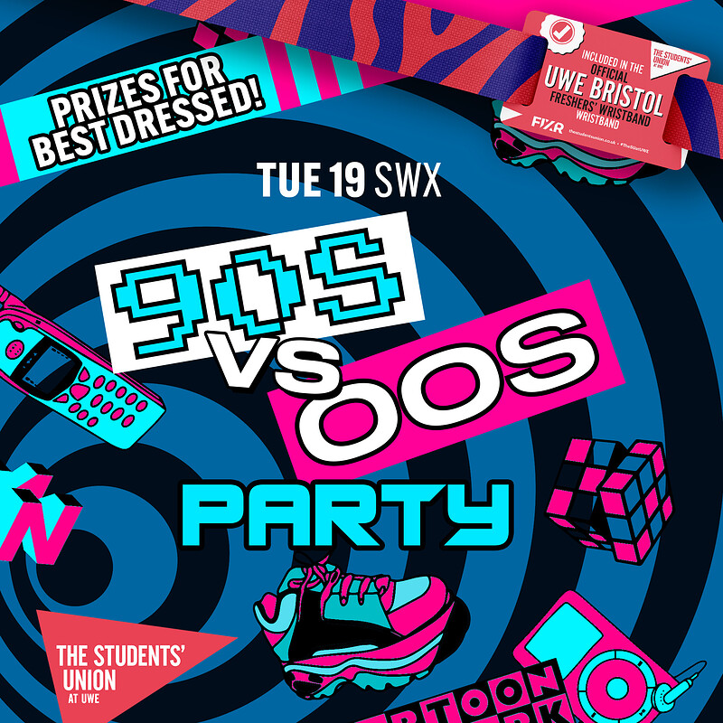 UWE Bristol - 90s vs 00s Party at Motion