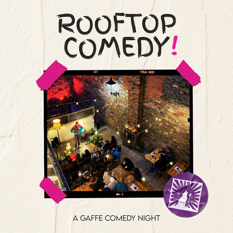 Rooftop Comedy at Mr Wolfs Rooftop