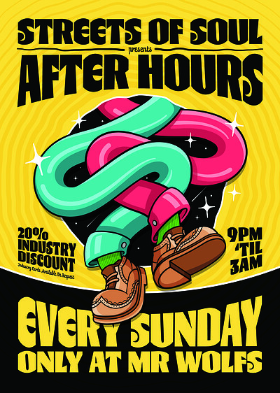 AFTER HOURS - STREETS OF SOUL at Mr Wolfs