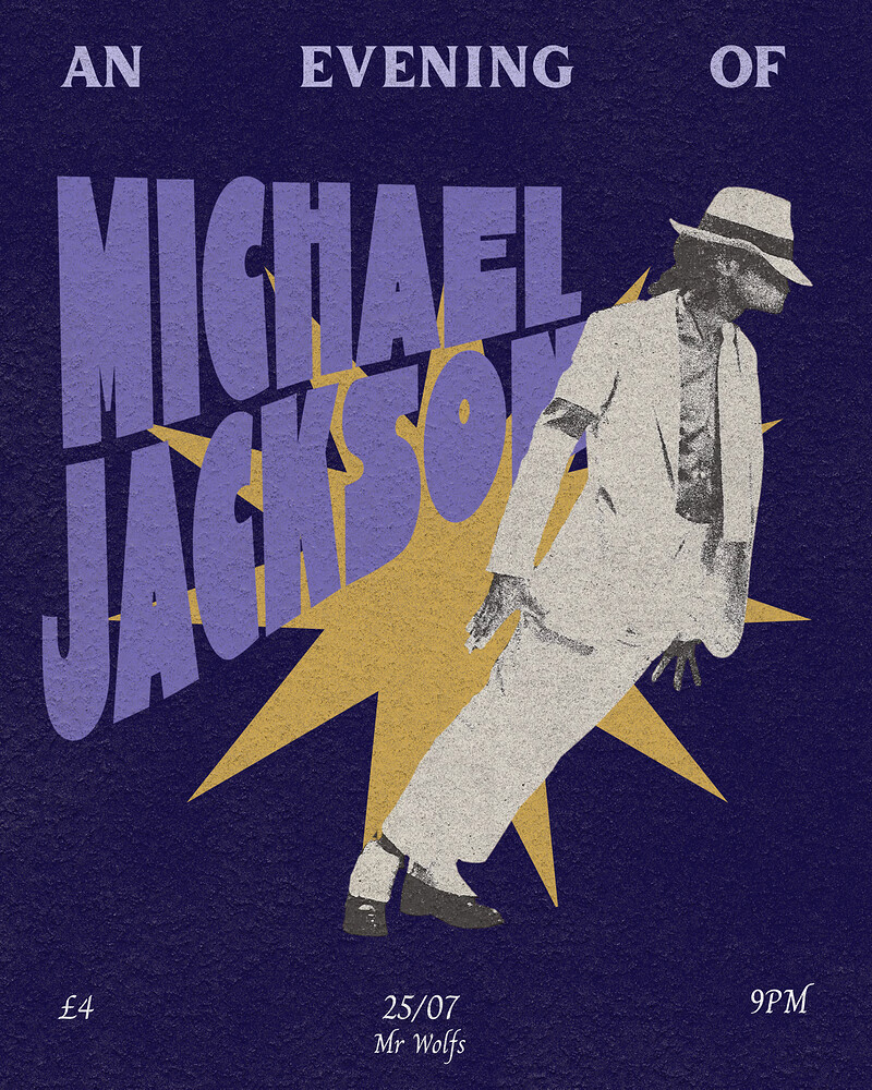 An Evening with MJ at Mr Wolfs
