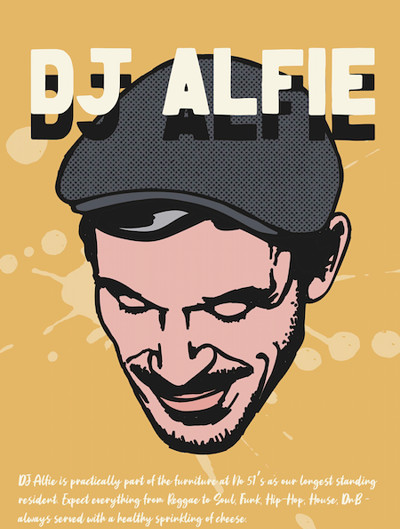 DJ Alfie at Mr Wolfs