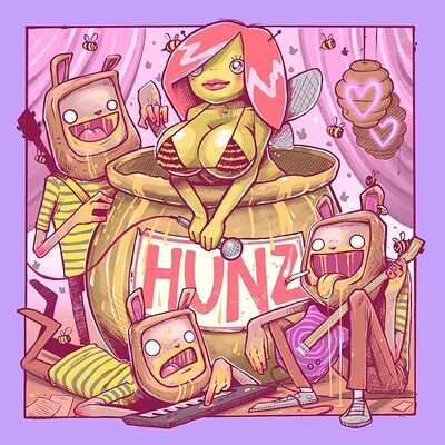 Hunzz + Support at Mr Wolfs