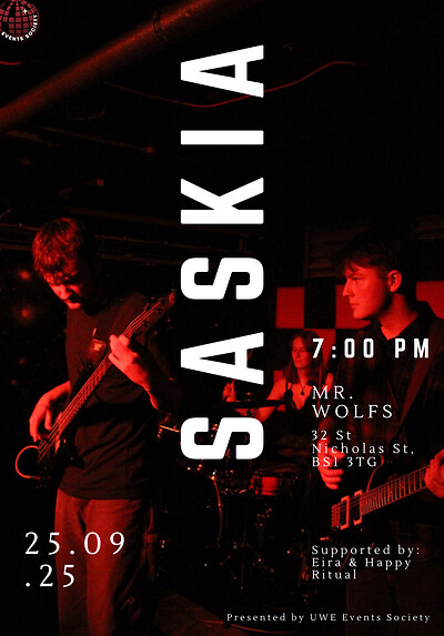 Saskia + Happy Ritual + Eira at Mr Wolfs