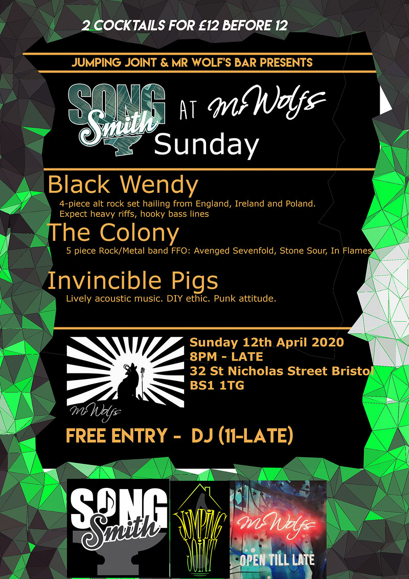 SongSmith Sunday @Mr Wolf's at Mr Wolfs