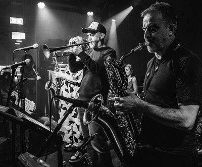 The Brass junkies at Mr Wolfs