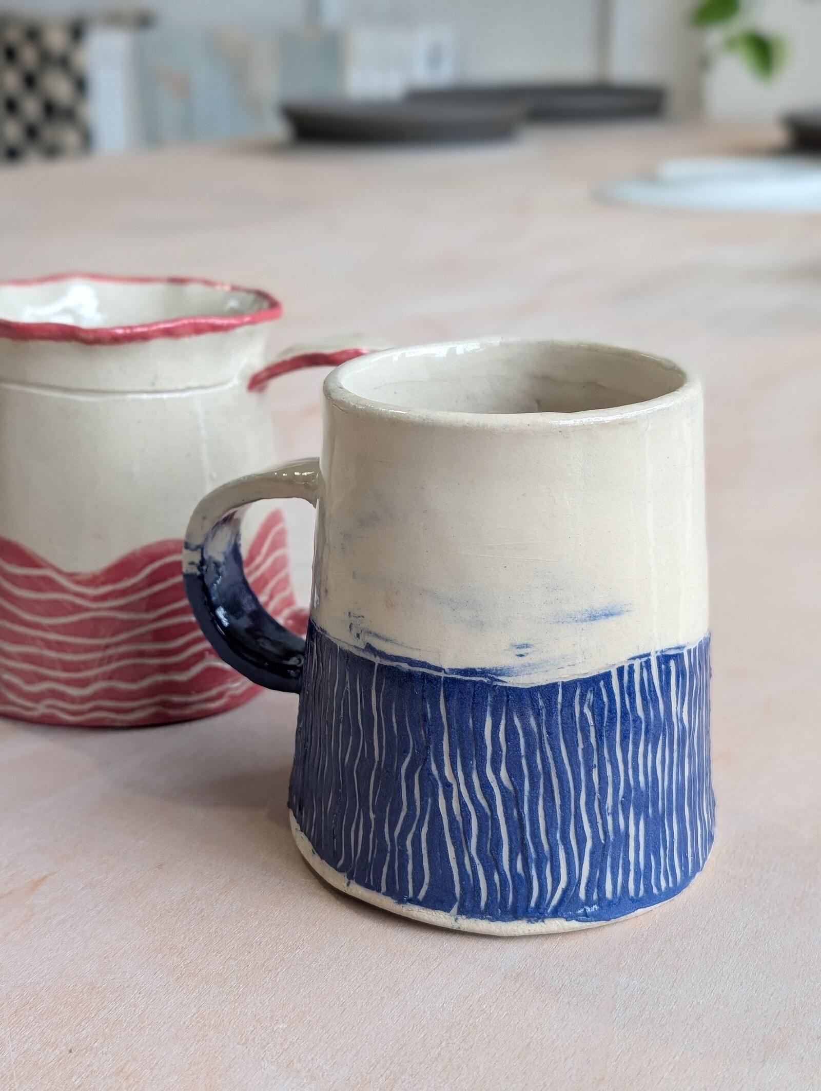 Make your own colourful mug at Mudworks Pottery