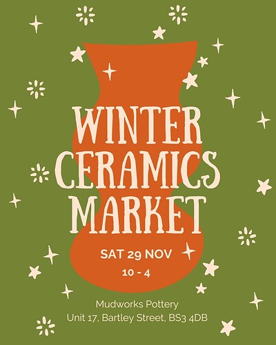 Winter Ceramics Market at Mudworks Pottery