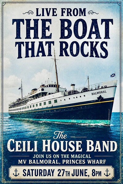The Ceili House Band at MV Balmoral