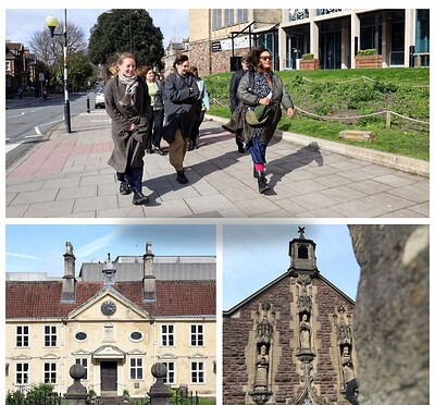 Statues, Busts and Symbols. Creative city centre walking tour at Neptune Statue St Augustines Parade