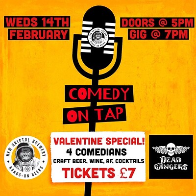 Comedy On Tap Valentines Special at New Bristol Brewery