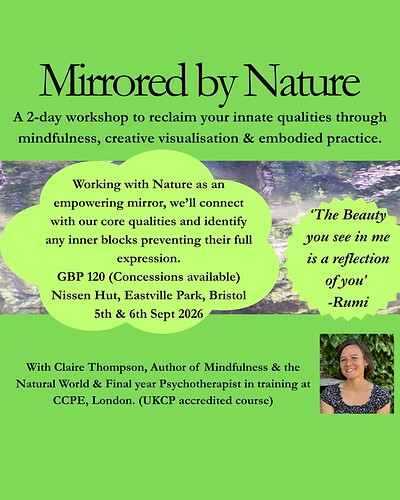 Mirrored by Nature at Nissen Hut, Eastville Park, BS5 6QG