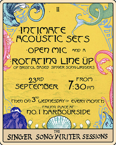 The Singer Songwriter Sessions at No.1 Harbourside