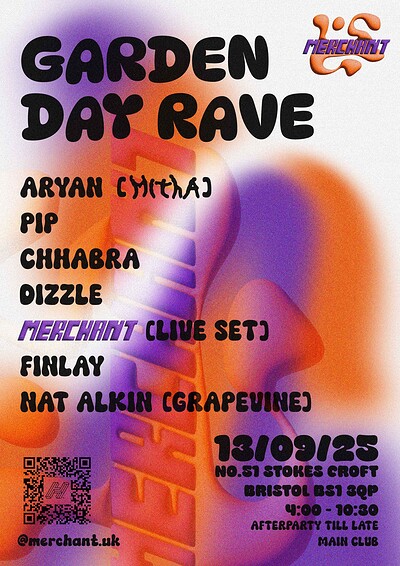 MERCHANT GARDEN DAY RAVE at No. 51s