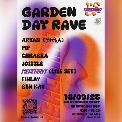 MERCHANT GARDEN DAY RAVE at No. 51s