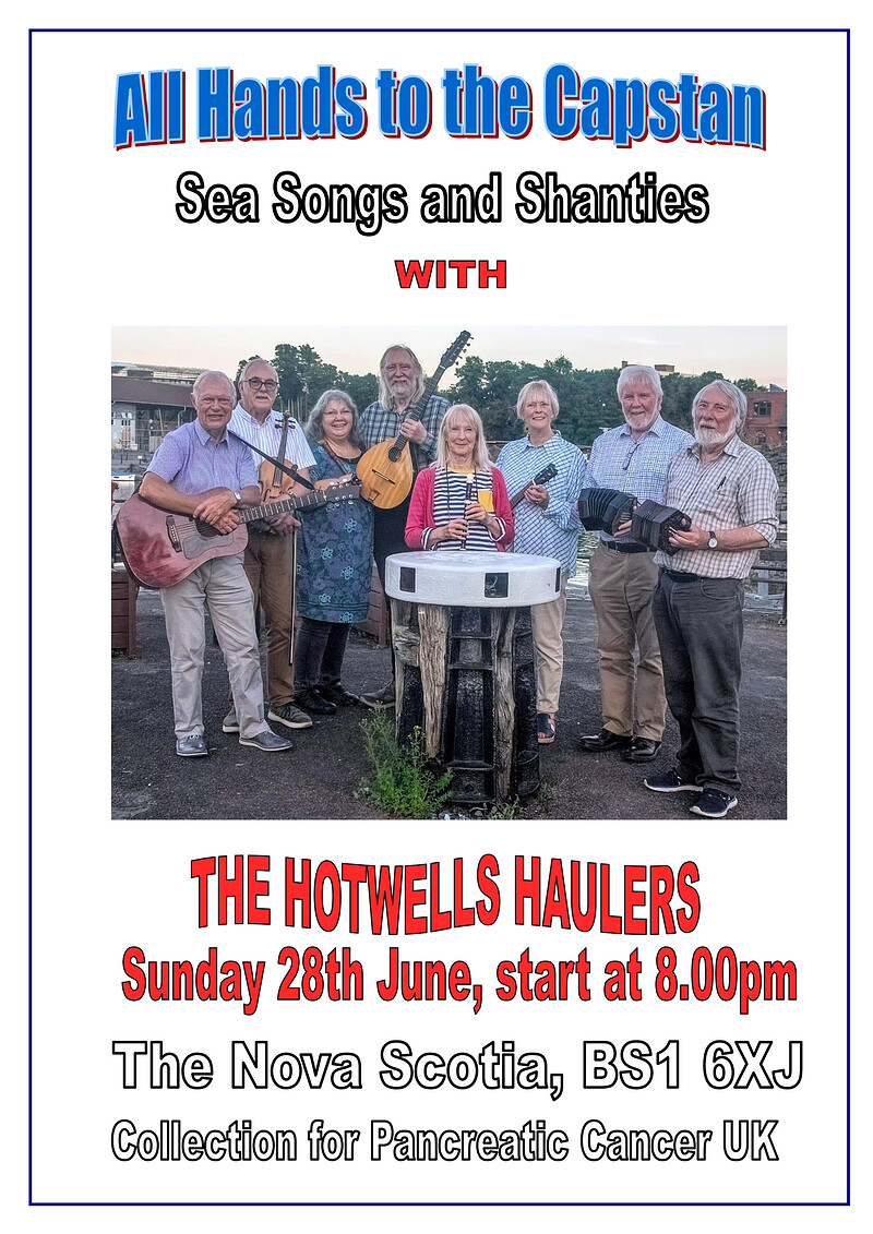All Hands to the Capstan at Nova Scotia Pub, Hotwells, BS1 6XJ