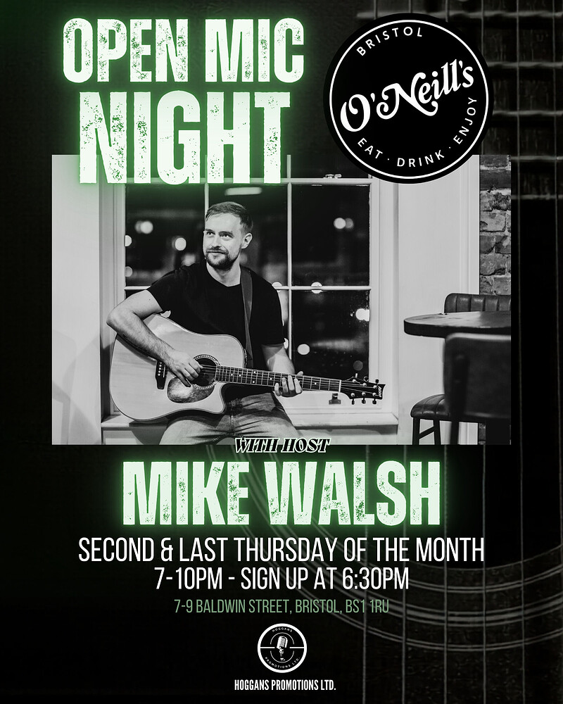 O'Neill's Open Mic at O'Neill's Bristol