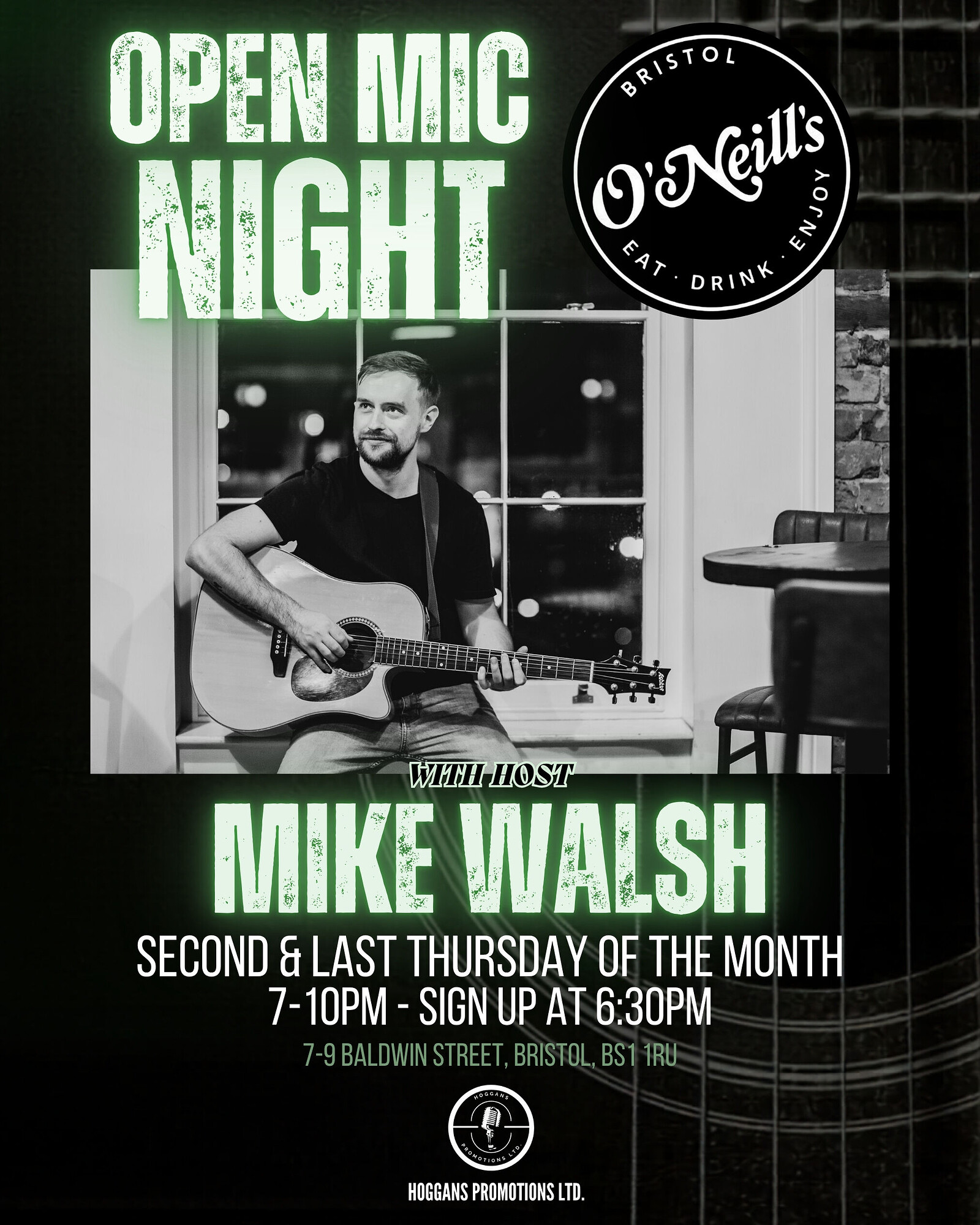 O'Neill's Open Mic at O'Neill's Bristol