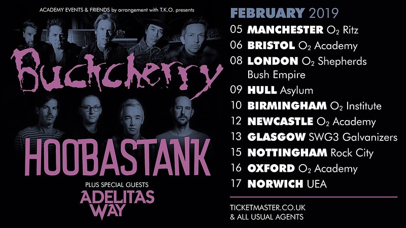 Buckcherry & Hoobastank at O2 Academy