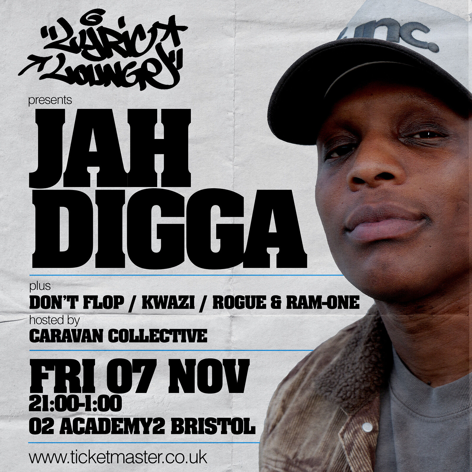Jah Digga, Don’t Flop, Kwazi - at O2 Academy Bristol at O2 Academy