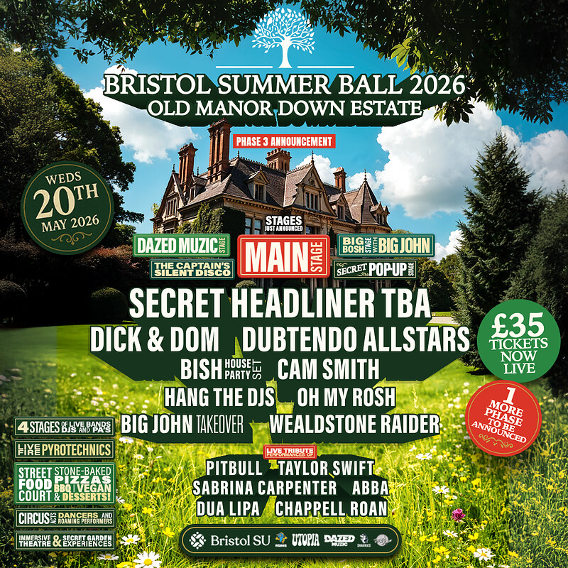 Bristol Summer Ball 2026 at Old Down Estate