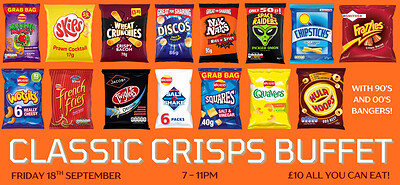 Classic Crisps Buffet Night at On The Hill