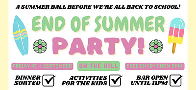 End of Summer Party at On The Hill