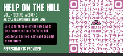 Help On The Hill Volunteering Weekend at On The Hill