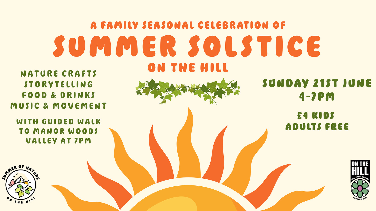 Summer Solstice Family Day at On The Hill
