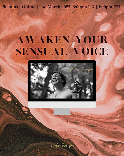 Awaken Your Sensual Voice at Online