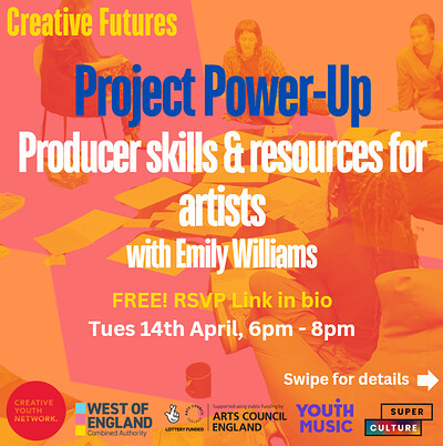 Project Power-Up | Producing tools & resources for artists at Online