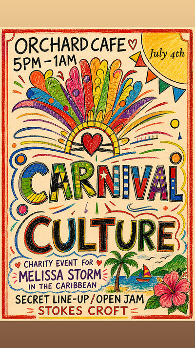Carnival Culture at Orchard Cafe