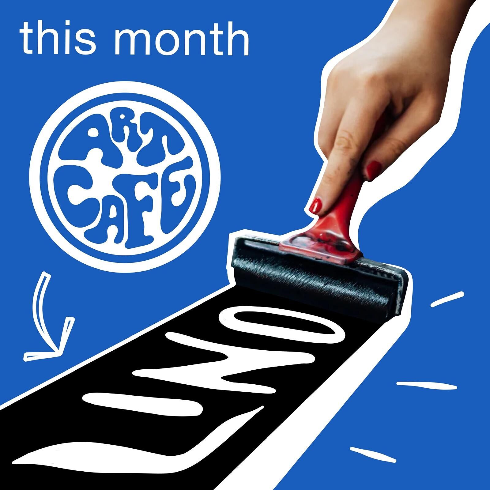 Art Cafe - Lino Printing at Peggy's Coffee and Cake - North St