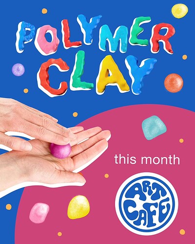 Art Cafe - Polymer Clay at Peggy's Coffee and Cake - North St