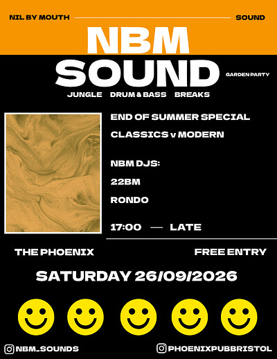 NBM Sound End of Summer Special at Phoenix Pub