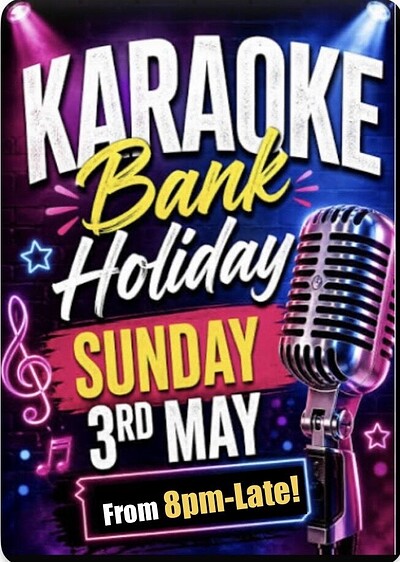 POW Bank holiday karaoke Sunday special at Prince of Wales BS7 8AA