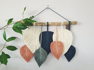 Macramé Leaf Wall Hanging Workshop at Prior Shop