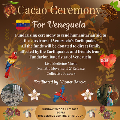 Cacao Ceremony for Venezuela at Private Location - Fishponds, Bristol
