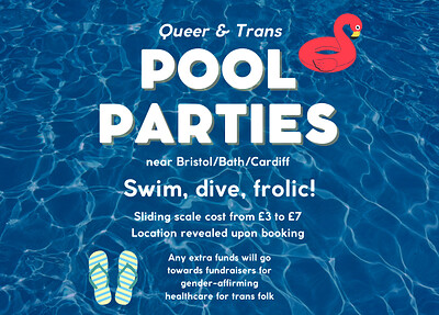 Queer & trans pool party - April at Private pool