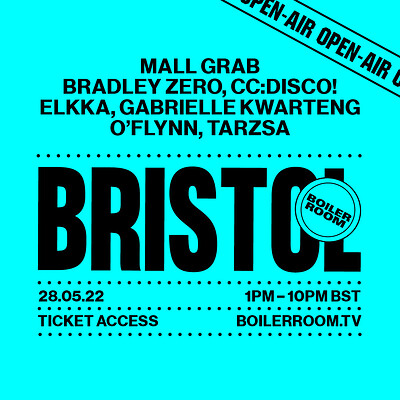 Boiler Room: Bristol Open Air at Propyard