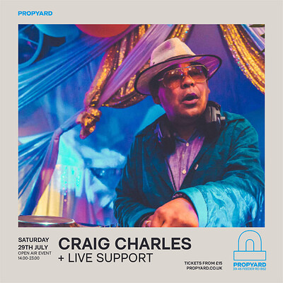 CRAIG CHARLES at Propyard